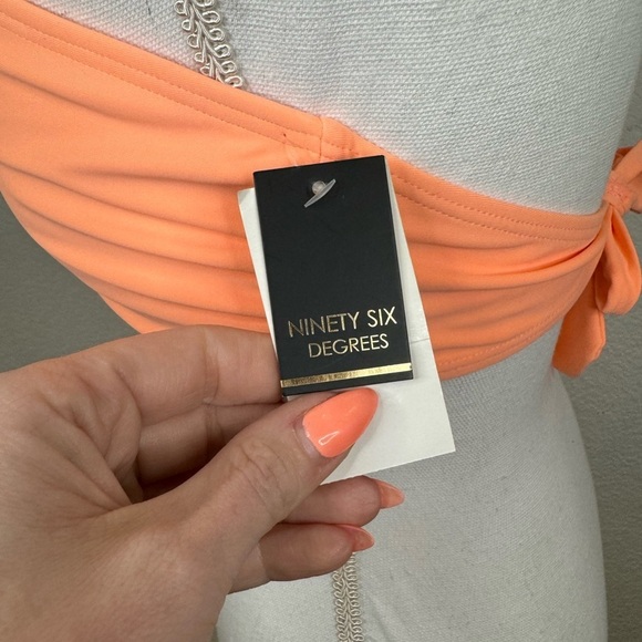 Ninety Six Degrees Coral Tribal Halter Top Bikini Top NWT - Picture 4 of 5